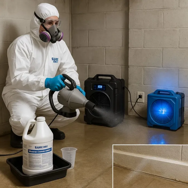 Sanitization and Odor Removal process in North Middletown, NJ