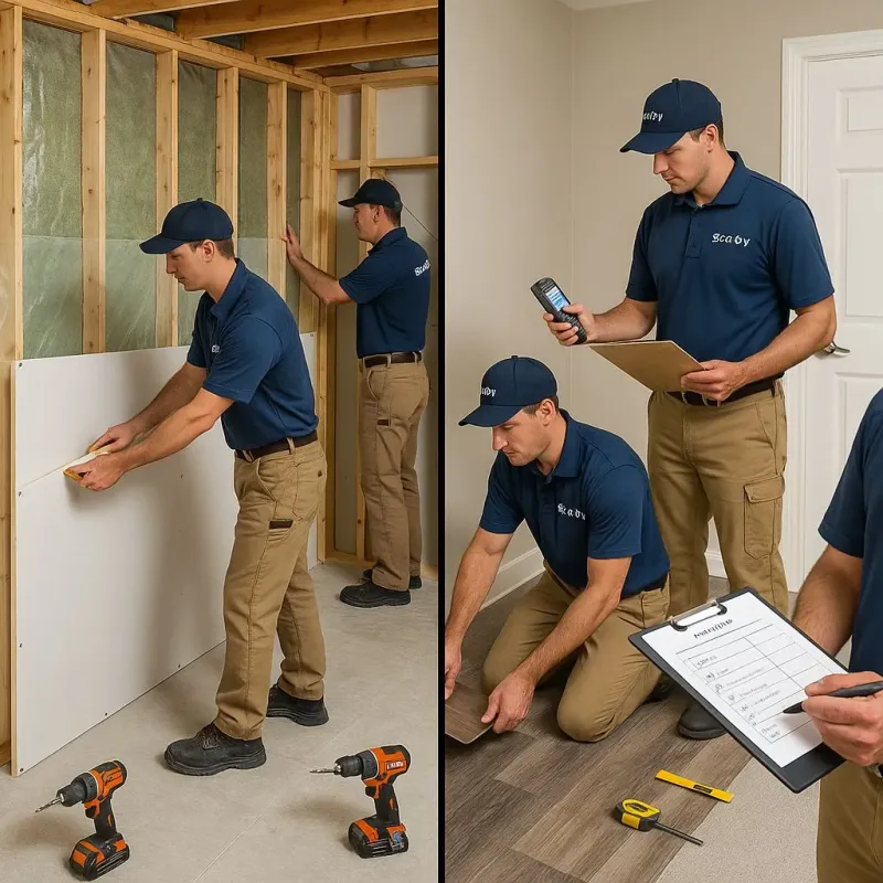 Repairs and Reconstruction process in North Middletown, NJ