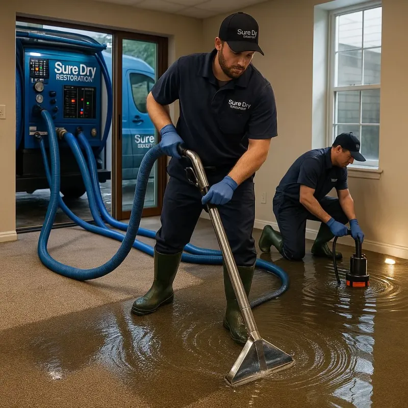 Water Extraction and Removal process in North Middletown, NJ